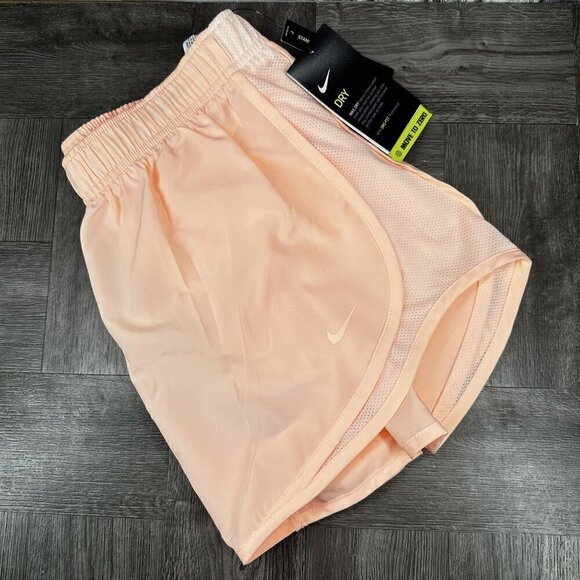 Nike Women's size Medium Dri-fit Tempo Track 3.5 Shorts Arctic Orange - Picture 4 of 7